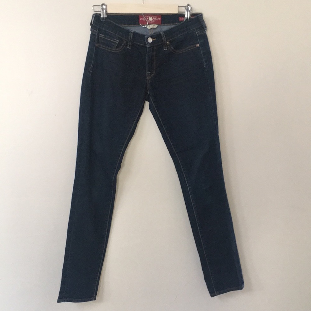 Lucky Brand Charlie Skinny Jeans, dark wash
